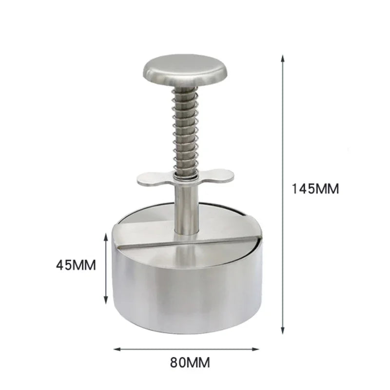 Stainless Steel Hamburger Meat Press