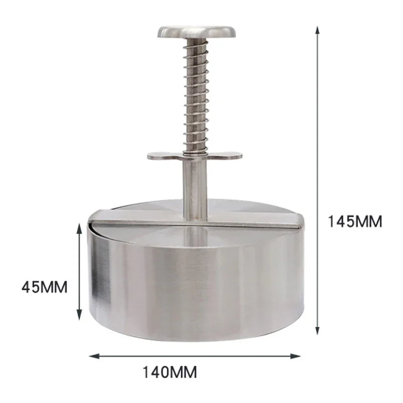 Stainless Steel Hamburger Meat Press