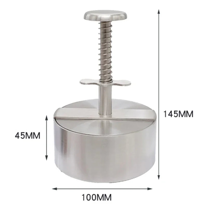 Stainless Steel Hamburger Meat Press