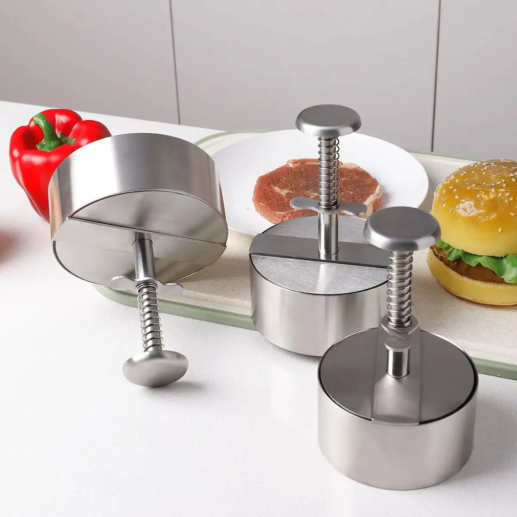 Stainless Steel Hamburger Meat Press