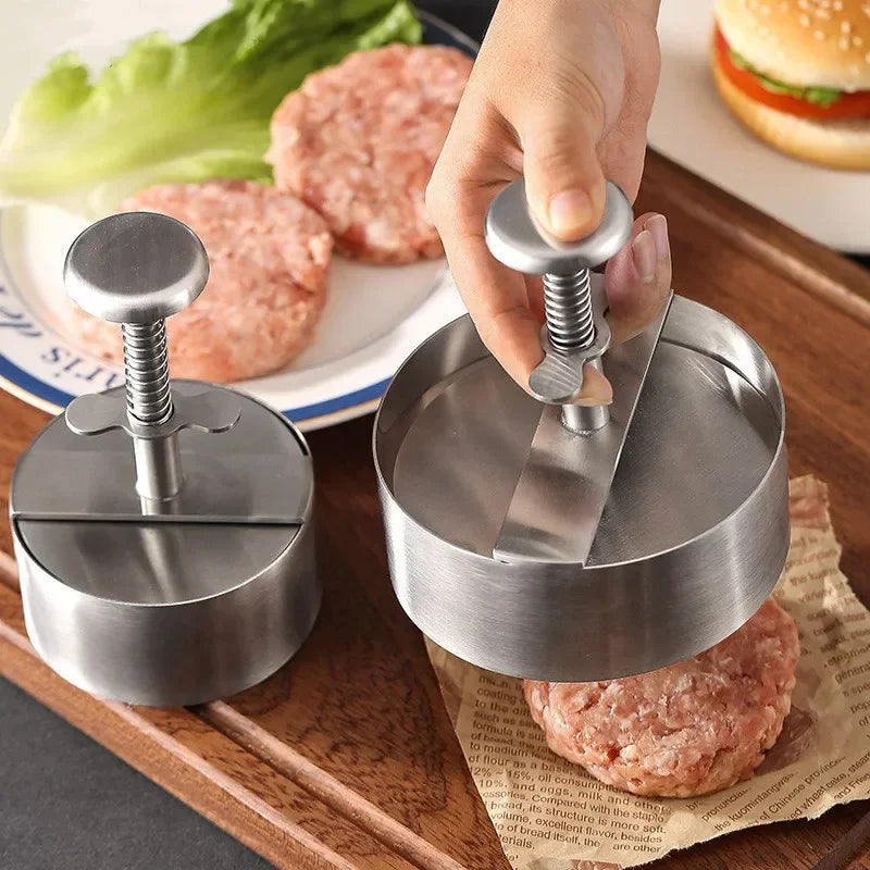Stainless Steel Hamburger Meat Press