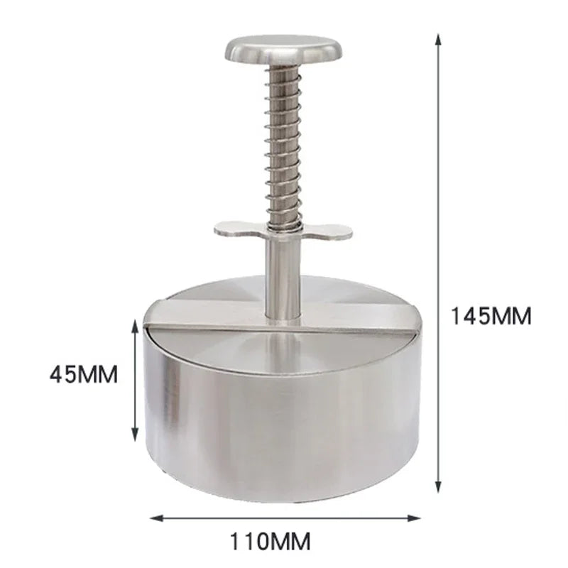 Stainless Steel Hamburger Meat Press